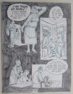 Will eisner - Originele schets voor pagina 125 - To the heart of the storm - Loose page - (1991) | Catawiki
