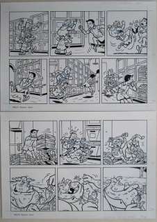 Suske en Wiske - Originele Pagina (p.19) - Juffertje Janboel - 35 x 49 cm. - (2009) | Catawiki