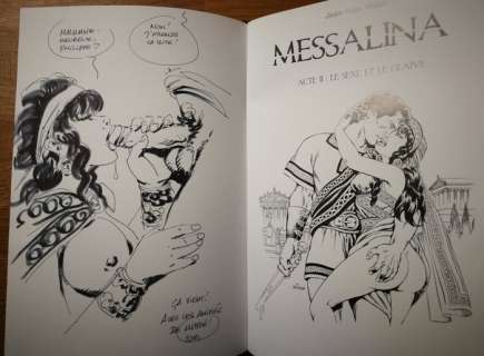 Messalina - Dédicace érotique dans Tome 2 par Jean-Yves Mitton - Hardcover - First edition - (2012) | Catawiki