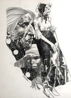 Sergio Toppi - illustrazione originale - Loose page | Catawiki