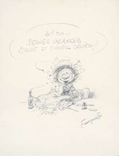André Franquin | Bonnes vacances | Artcurial