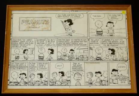 39: CHARLES SCHULZ. SUNDAY PEANUTS PAGE. | Weiss Auctions