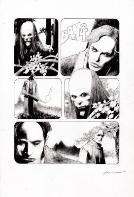 Corrado Roi | Frankenstein – Nel Nome del Padre p.53 inedita | Tavole Originali