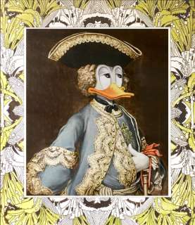 Donald Duck - Franco Bruna - original paint "Ritratto di gentiluomo" - Loose page - (2010) | Catawiki