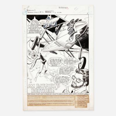 José Delbo And Vince Colletta | Lot 336 - Batman Family #12 Story Page 1 Original Art (DC Comics, 1977) | Landry Pop Auctions