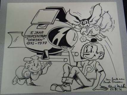 Pats - Ontwerp voor een Affiche stripcentrum Driesen - (1976) | Catawiki