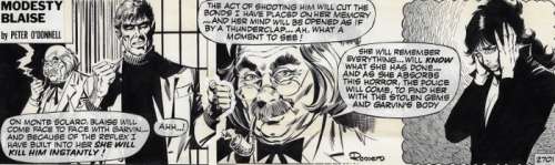 Romero, Enric Badia - Original strip - Modesty Blaise - The Puppet Master - (1972)