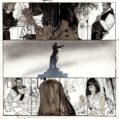 Bill Sienkiewicz | Big Numbers #3 p.30 | Tavole Originali