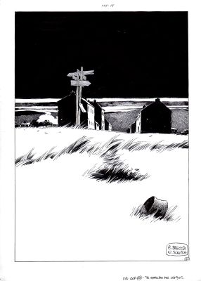 Enrique Breccia | I Giorni del Gitano: Lo Schiocco della frusta p.14 (Skorpio n.30/1994) | Tavole Originali