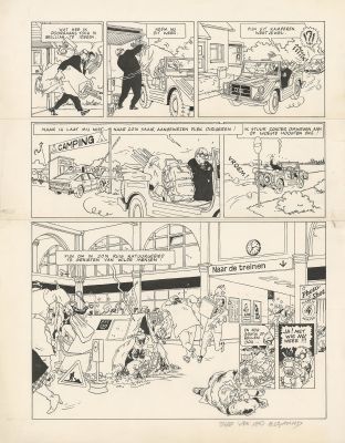 Van Den Boogaard | Léon-la-terreur atteint des sommets | Galerie Champaka