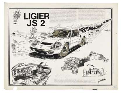 Jidéhem (Jean de Mesmaeker Dit) 1935 - 2017 Ligier Js 2 | Ligier JS 2 | Artcurial