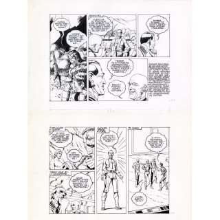 Bogusław Polch Ekspedycja - Bogowie z kosmosu "Bunt olbrzymów" !!! Oryginalna plansza nr. 24 | Polish Comic Art