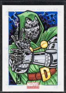2011 Rittenhouse Marvel Universe - Doctor Doom by John "JAX" Jackman - Sketch Card | Heritage