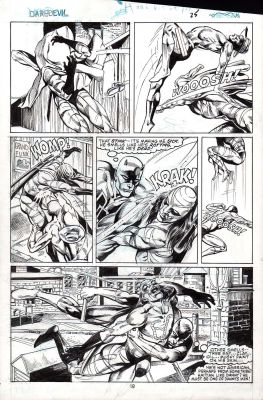 Louis Williams | Daredevil #243 p.19 | Tavole Originali