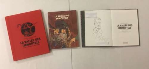 Blake & Mortimer - La vallée des immortels Intégrale + T1 + T2 + Dédicace - 3x TT/TL - Hardcover - First edition - (2018/2019) | Catawiki