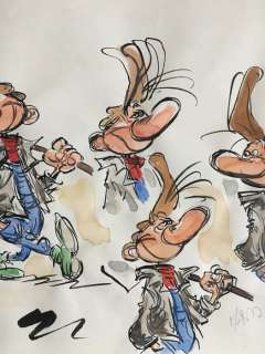 Hardy, Marc - Dessin original en couleur - Pierre Tombal - (2000) | Catawiki