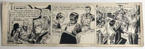 Wunder, George - Original strip (daily) - Terry and the Pirates - Surprise Witness - (1952) | Catawiki