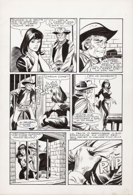 Leone Frollo | La Vedova Nera Episodio n.3 p.2 | Tavole Originali