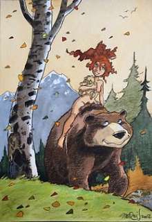 Sternis, Philippe - Dessin original couleur - Pyrénée - (2002) | Catawiki