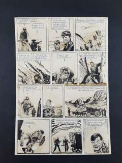 Hugo Pratt - Tavola Originale n. 239 "Junglemen!" - Loose page - Unique copy - (1963) | Catawiki