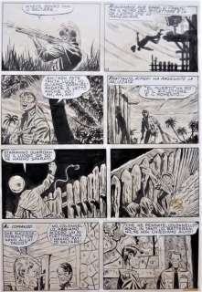 Hugo Pratt | Pratt, Hugo - Junglemen - Originele pagina (blz. 20) - Junglemen - (1963) | Catawiki