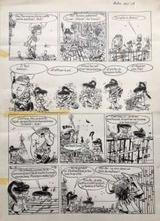 Hausman, René - Planche originale - Saki et Zunie - (1958) | Catawiki