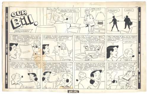 Harry H. Haenigsen - Haenigsen - Our Bill 10/5/? Original Sunday Strip