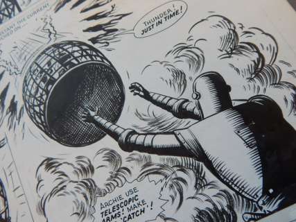 Kearon, Edward | Kearon, Edward - Originele pagina - Archie, de man van Staal - Archie and the Superons - (1968) | Catawiki