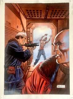 Roberto de Angelis | Nathan Never n. 183 - Roberto De Angelis - copertina originale - Page volante | Catawiki