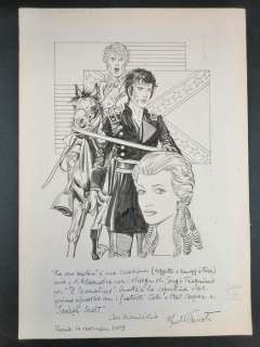 Sergio Tarquinio | Il Giornalino n. 47 - Sergio Tarquinio - Originale di Copertina "Fra Due Bandiere" - Page volante - Exemplaire unique - (1985) | Catawiki