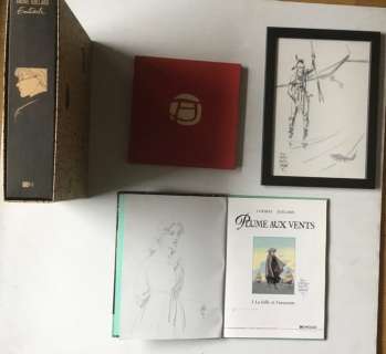 A. Juillard | A. Juillard - Entracte + Plume aux Vents + Dessin original + Artbook - 3xEO/TL - Cartonné - EO - (1995/2010) | Catawiki
