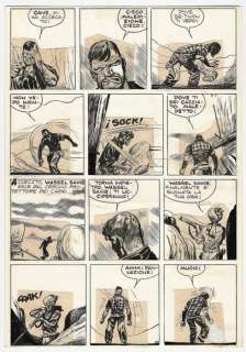 Hugo Pratt | Hugo Pratt - tavola originale "Junglemen!" - Page volante - Exemplaire unique - (1963) | Catawiki