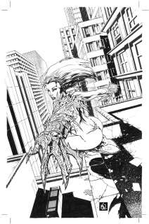 KARL WALLER 2009 WITCHBLADE #127 COVER