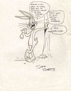 Scott Roberts - Bugs Bunny Commission - Signed