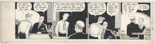 Frank King | King – Gasoline Alley Original Daily Strip 10/14/1941 NO RESERVE! | Russ Cochran
