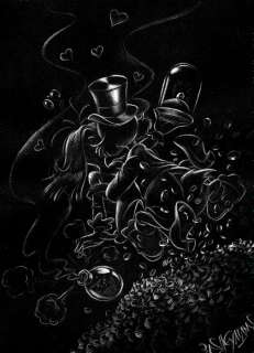 Bas Heymans | Bas Heymans - Originele tekening - Dagobert met Magica "betoverde omhelzing" | Catawiki