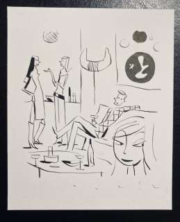 Avril, François | Avril, François - Dessin original - Cocktail | Catawiki