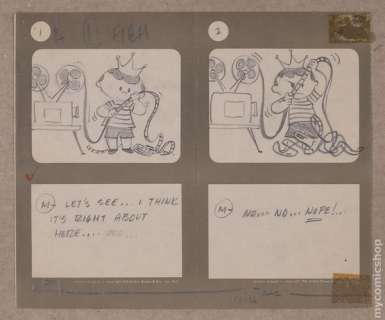 Original Storyboards (Film) for Funday Funnies featuring Matty Mattel | mycomicshop.com