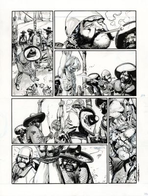 R.M. Guera | “Tex: l’uomo dalle pistole d’oro” – Tex Romanzi a Fumetti #9 – tav.29 | Cart Gallery