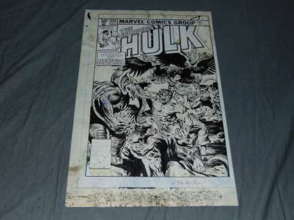 Original Cover Art. Hulk #253 Rich Buckler. | Weiss Auctions