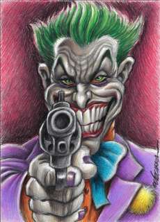 Joan Vizcarra | Joker’s Gun - Original drawing by Joan Vizcarra | Catawiki