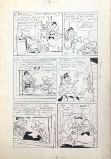 Romano Scarpa | Topolino #590 - Tavola Originale di Romano Scarpa "Zio Paperone e la rivale romantica" tav.20 - Page volante - Exemplaire unique | Catawiki