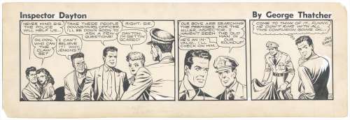Jack Kamen | Kamen - Inspector Dayton c. 1948 - 1950 | Russ Cochran