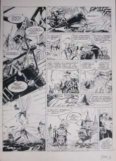 Crisse, Didier | Crisse, Didier - Planche originale - L’Épée de cristal T2 - Le Regard de Wenlok - (1991) | Catawiki