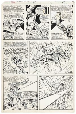 Lot 523 - Original Art * JOHN BUSCEMA and JOE SINNOTT * ROM No. 25, Page 16 | PBA Galleries