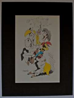 Morris - Lucky Luke Originele tekening | Zwiggelaar Auctions