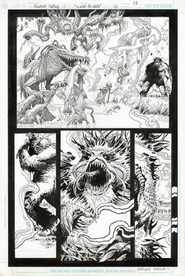 Enrique Breccia | “Swamp Thing – Love in Vain” #10 – tavola 15 | Cart Gallery