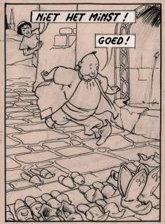 Laudy, Jacques | Hassan et Kaddour - Le voleur de Bagdad / De dief van Bagdad - Planche originale (planche 5) - Avec album de luxe - Cartonné - EO - (1948/2021) | Catawiki