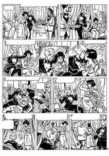 Di Sano, Bruno / Walthéry - Di Sano, Bruno / Walthéry - Planche originale - L‘Aviatrice T.1 - Nora - (2016)