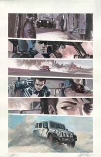 Gabriele Dell’otto - Werther Dell’edera | Spider-Man, Family Business Vol 1 #1 - Gabriele Dell’Otto - tavola originale ft. Peter Parker e Teresa Parker - Page volante - Exemplaire unique - (2014) | Catawiki